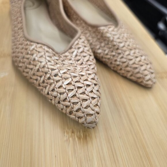 Sam Edelman Wanda Warm Womens Ballet Flats Sz 8 Tan Pointed Toe Slip-On Shoes - Picture 6 of 9